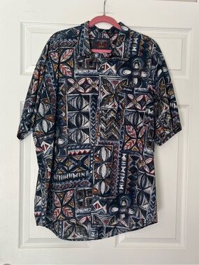 Local Motion Hawaiian Button Down Shirt